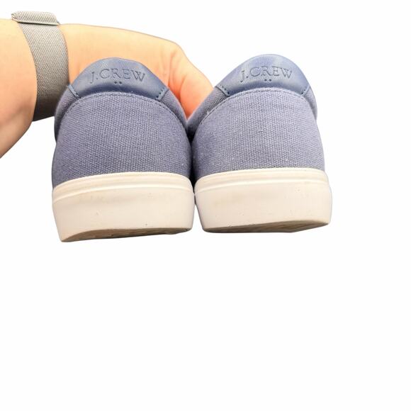 J.Crew Canvas Slip-On Sneakers Blue Men’s Size 10 Casual Low Top - Picture 6 of 14